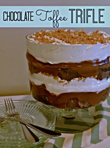 Chocolate Toffee Trifle