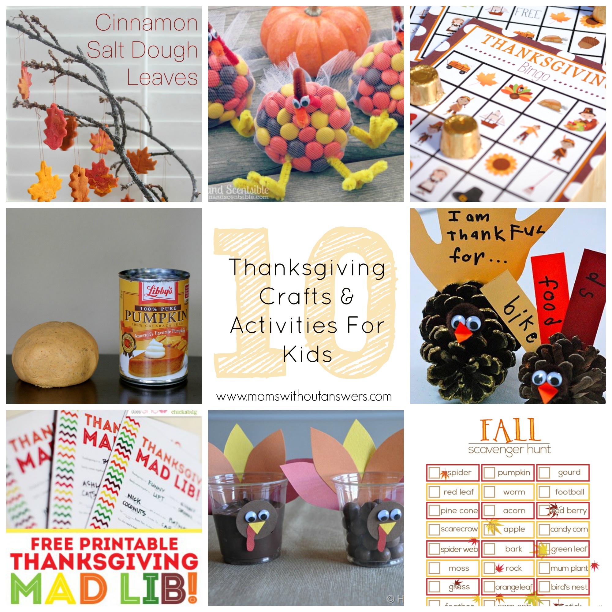 10 Thanksgiving Crafts & Activities for Kids