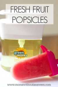 Fresh Fruit Popsicles