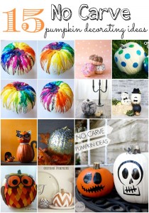 15 No Carve Pumpkin Decorating Ideas