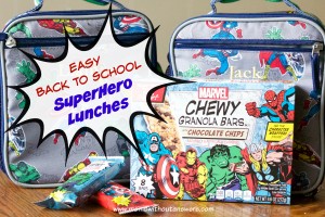 Easy Back To School SuperHero Lunch