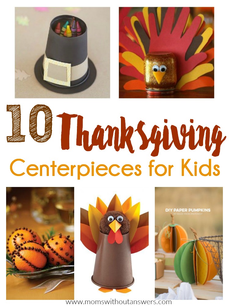 10 Thanksgiving Centerpieces For Kids