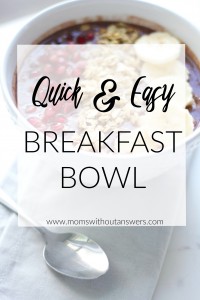 Quick And Easy Breakfast Bowl