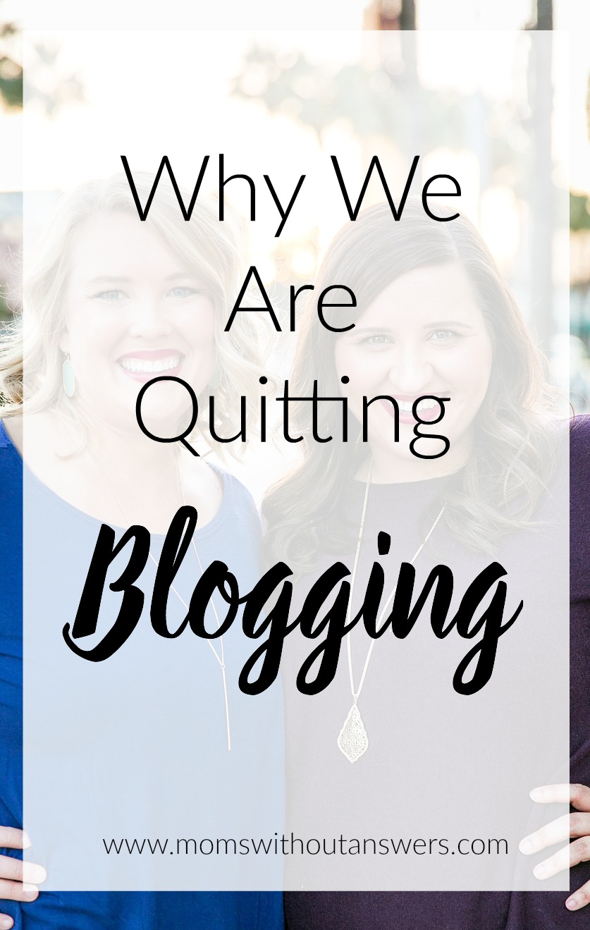 Why We Are Quitting Blogging