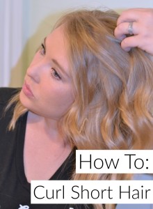 How to Curl Short Hair- This tutorial is simple and very easy to follow.