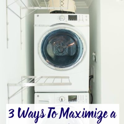 3 Ways To Maximize a Tiny Laundry Room