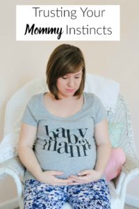 Trusting Your Mommy Instincts- Such a great encouraging post for new moms. Super cute free printable!