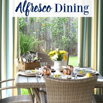 4 Tips for Alfresco Dining