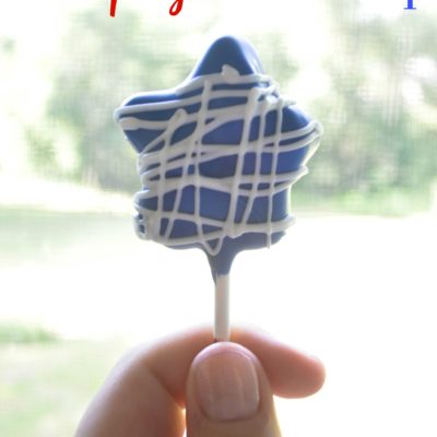 4th of July Star Spangled Cake Pops