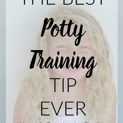 The Best Potty Training Tip Ever