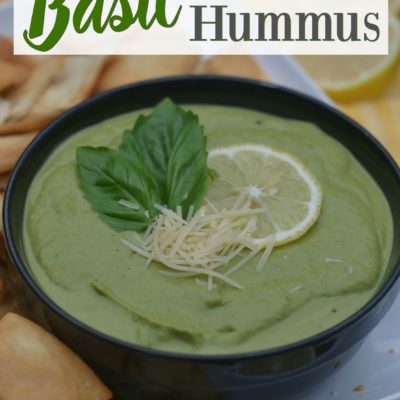 Basil Pesto Hummus