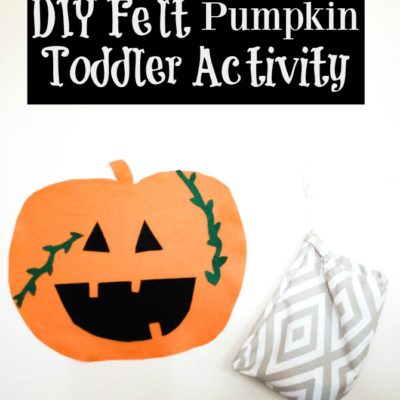 DIY Felt Pumpkin Toddler Activity