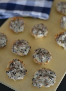 Mini Cheese and Sausage Cups