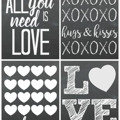 Free Valentine’s Printables + A Video