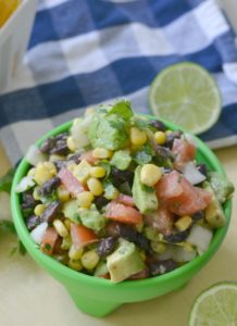 Avocado and Corn Black Bean Salsa