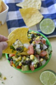 Avocado and Corn Black Bean Salsa