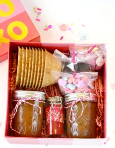 Ice Cream Sundae in a Box Valentine Gift