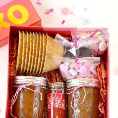 Ice Cream Sundae in a Box Valentine Gift