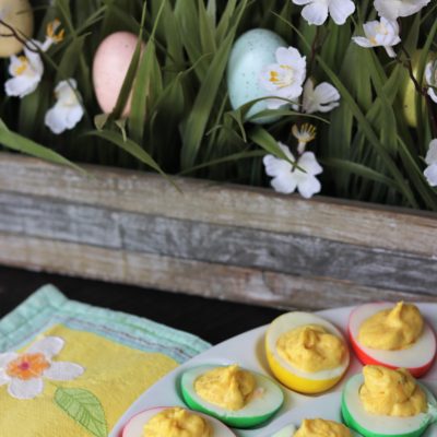 Easter Deviled Eggs