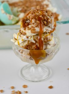 No Churn Cinnamon and Caramel Ice Cream