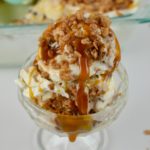 No Churn Cinnamon and Caramel Swirl Ice Cream