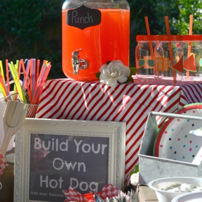 Build Your Own Hot Dog Bar Grillout