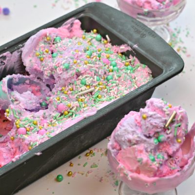 No Churn Unicorn Ice Cream Recipe