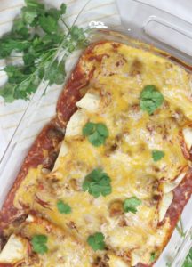 Authentic Beef and Cheese Enchiladas