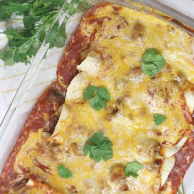 Authentic Beef and Cheese Enchiladas
