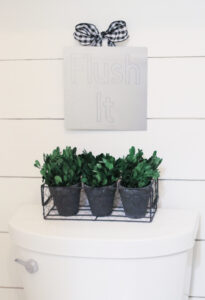 Engraved Farmhouse Bathroom Decor with the Cricut Maker2