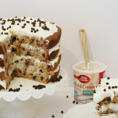 Chocolate Chip Cookie Layer Cake
