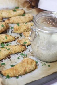 Healthy Baked Chicken Strips