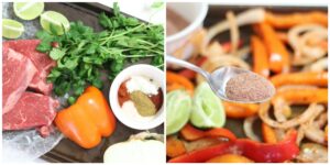 Sheet Pan Fajitas Ingredients