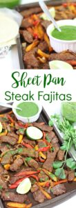Sheet Pan Steak Fajitas