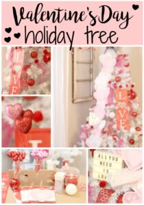 Valentine's Day Holiday Tree