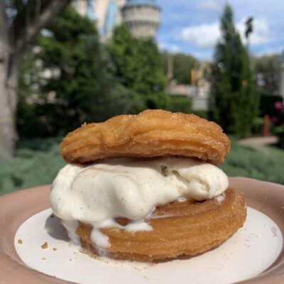 Copycat Disney Churro Ice Cream Sandwich